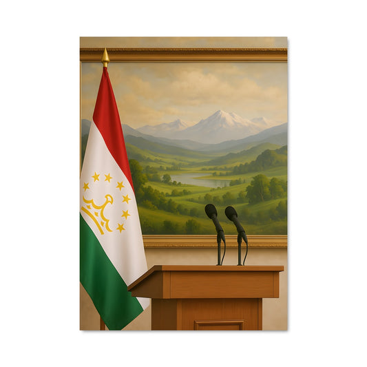 Poster Montagnes du Tadjikistan