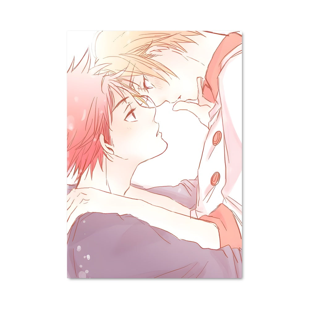 Poster Baiser Sous la Neige