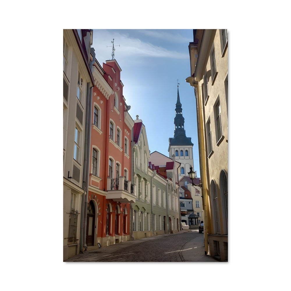 Poster Horloge de Tallinn