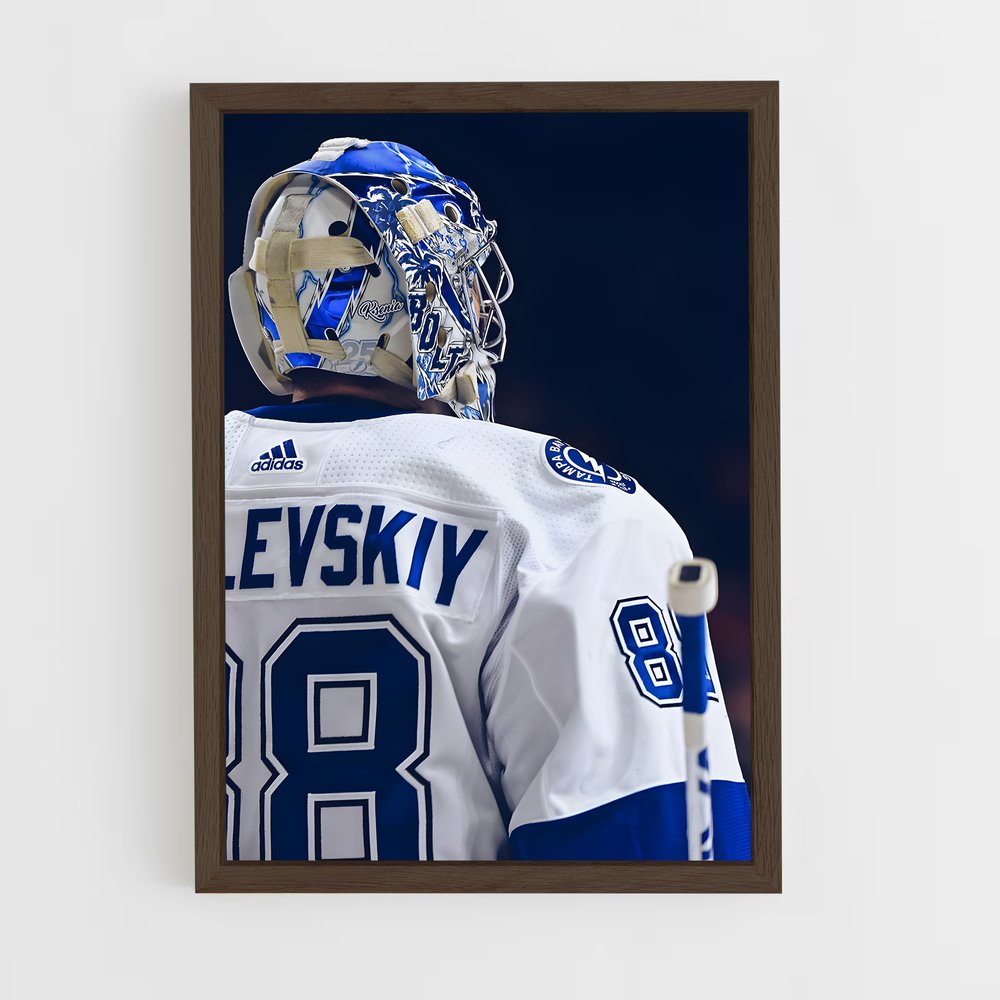 ap-tampa bay lightning-2 cadre Bois foncé