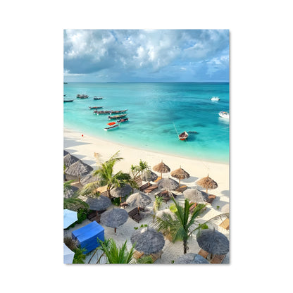 Poster Plage Tropicale