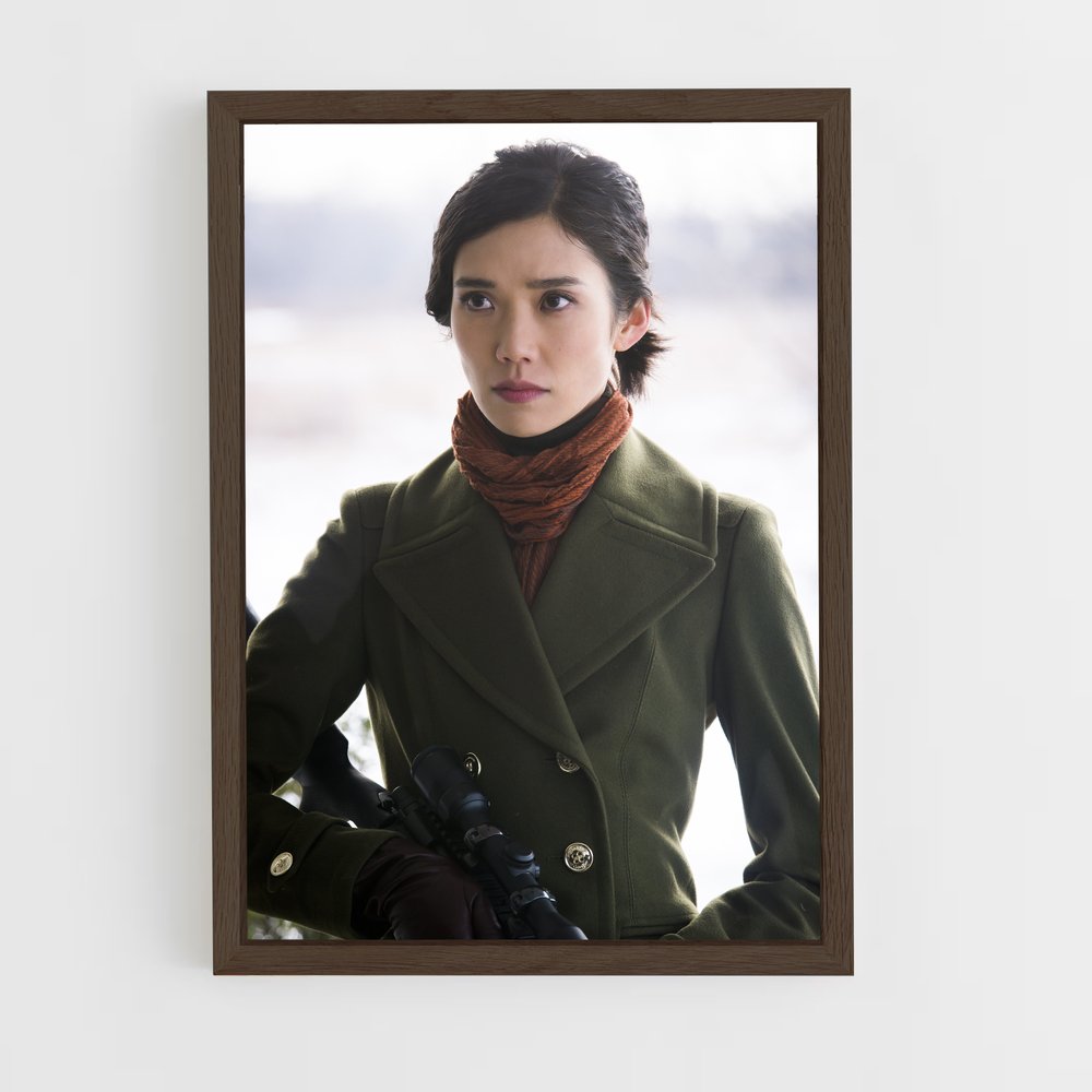 ap-tao okamoto-1 cadre Bois foncé