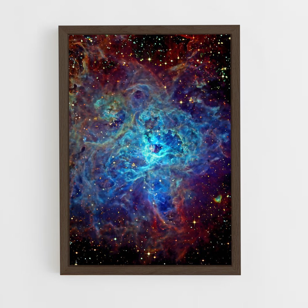 ap-tarantula nebula-4 cadre Bois foncé