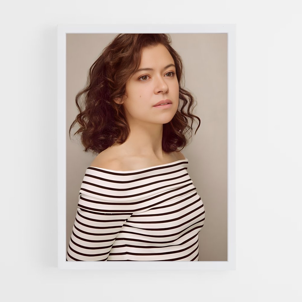ap-tatiana maslany-7 cadre Blanc