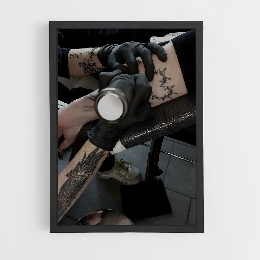 ap-tattoo artist-12 cadre Noir
