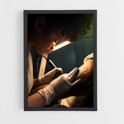 ap-tattoo artist-7 cadre Noir