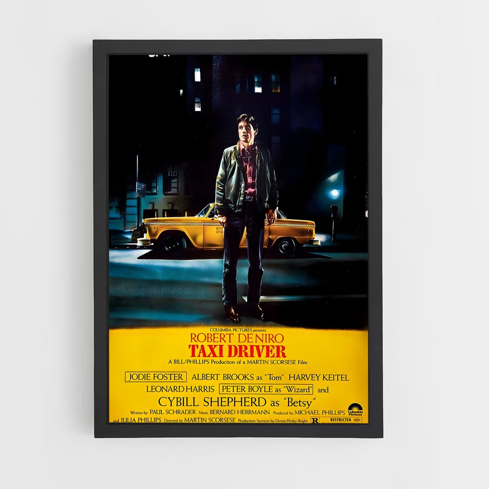 ap-taxi driver-1 cadre Noir