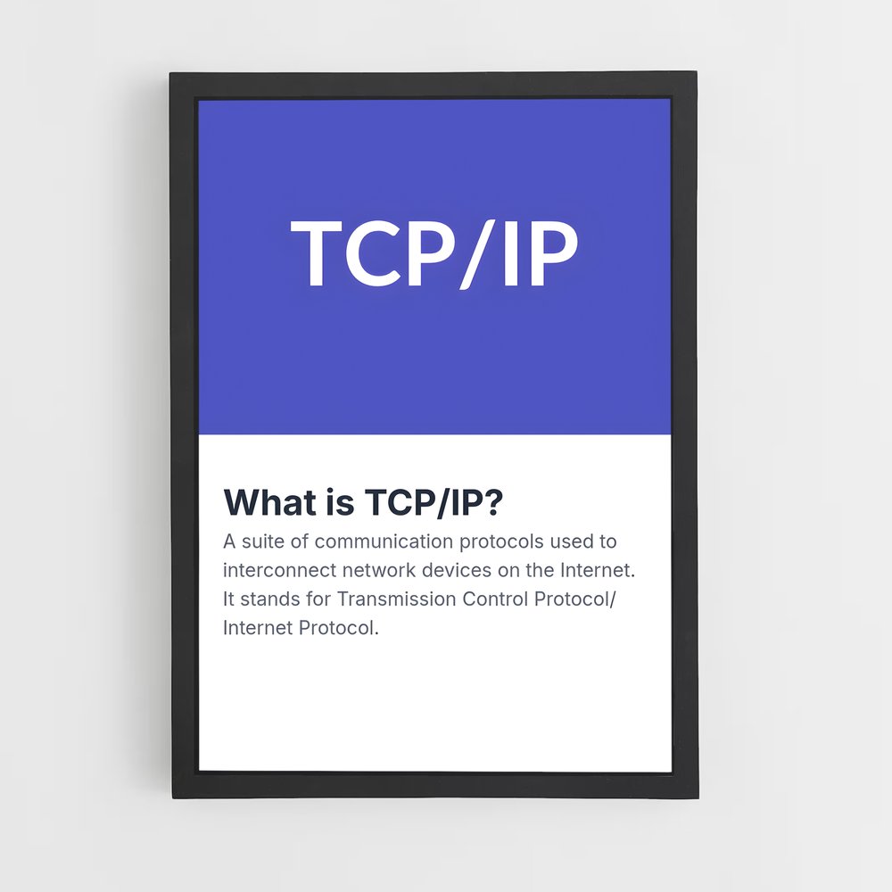 ap-tcp ip-1 cadre Noir