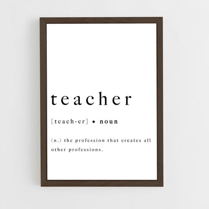 ap-teacher-2 cadre Bois foncé