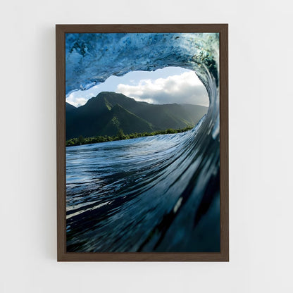 ap-teahupoo tahiti-6 cadre Bois foncé