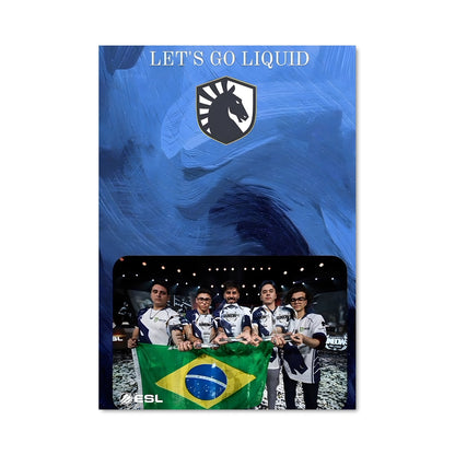 Poster Équipe Brésil