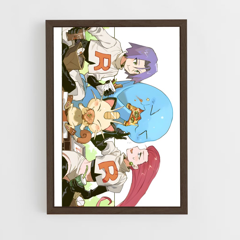 ap-team rocket-1 cadre Bois foncé