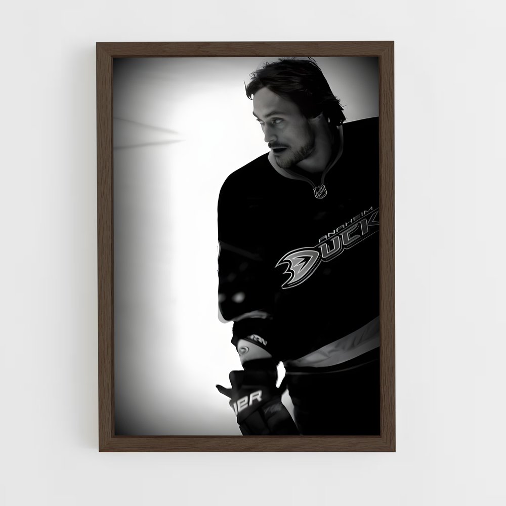 ap-teemu selanne-1 cadre Bois foncé