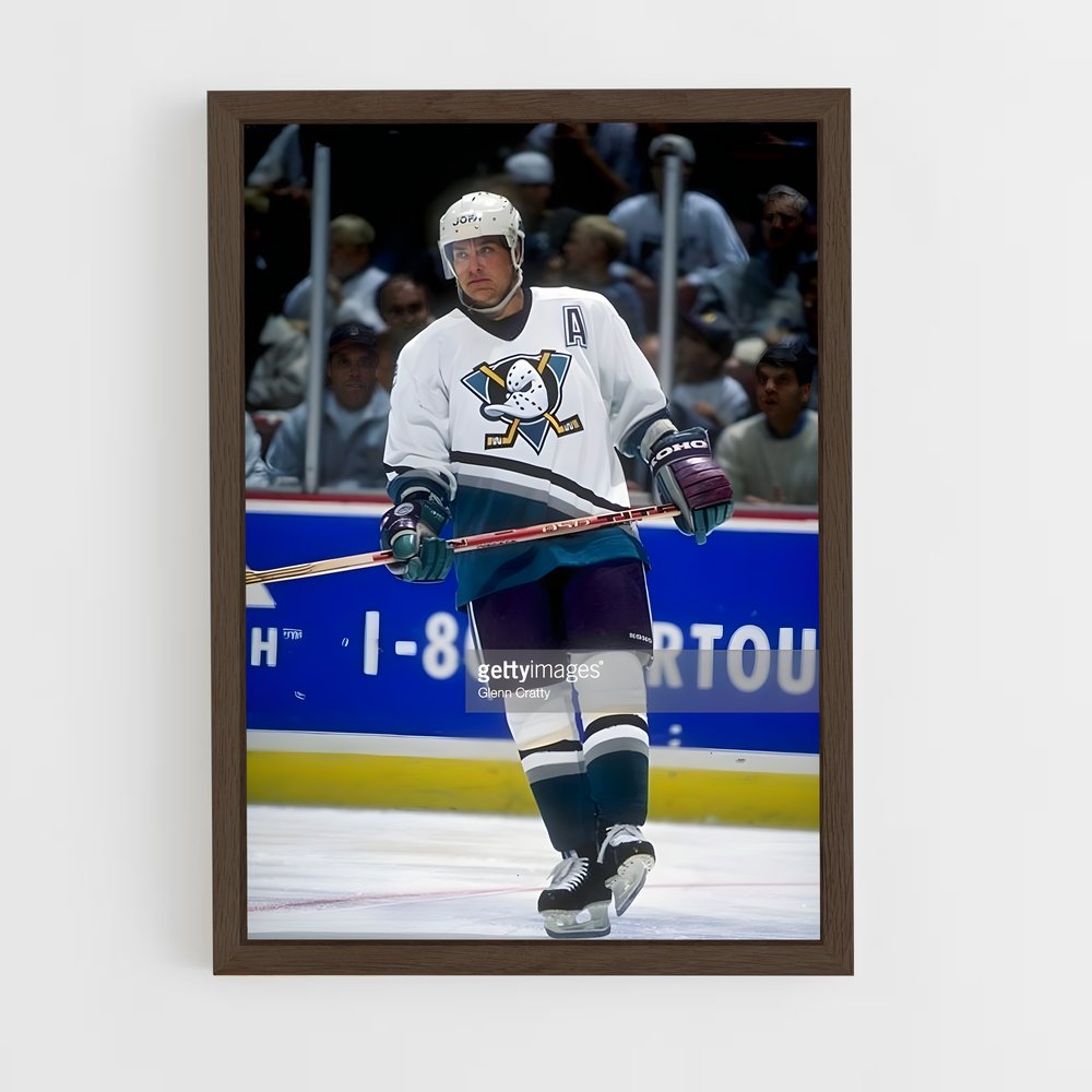 ap-teemu selanne-2 cadre Bois foncé