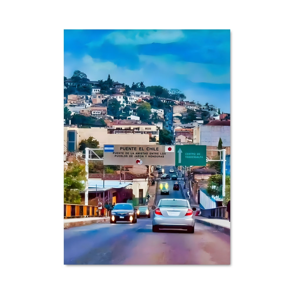 Poster Route de Tegucigalpa