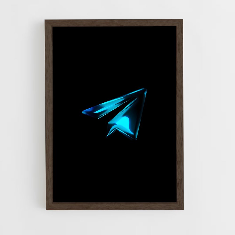 ap-telegram-1 cadre Bois foncé