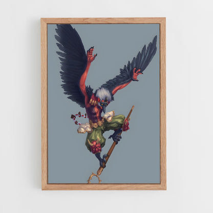 ap-tengu-7 cadre Bois clair
