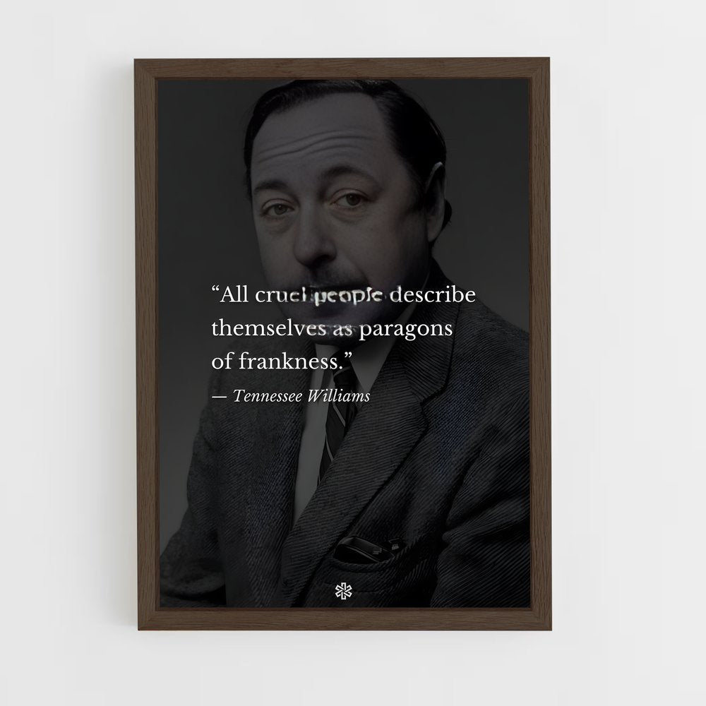 ap-tennessee williams-2 cadre Bois foncé
