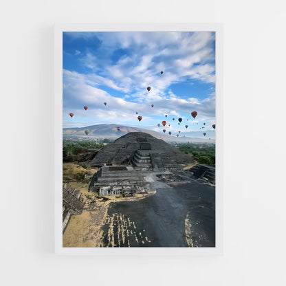 ap-teotihuacan pyramids-1 cadre Blanc