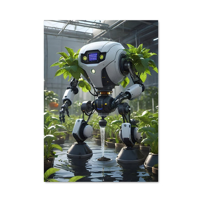 Poster Jardin de Robotique
