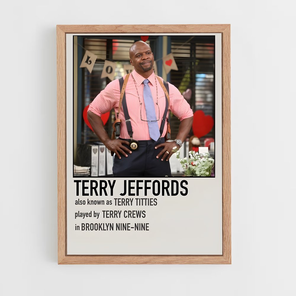 ap-terry jeffords-2 cadre Bois clair
