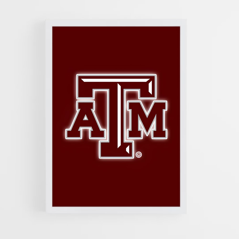 ap-texas aandm aggies-4 cadre Blanc