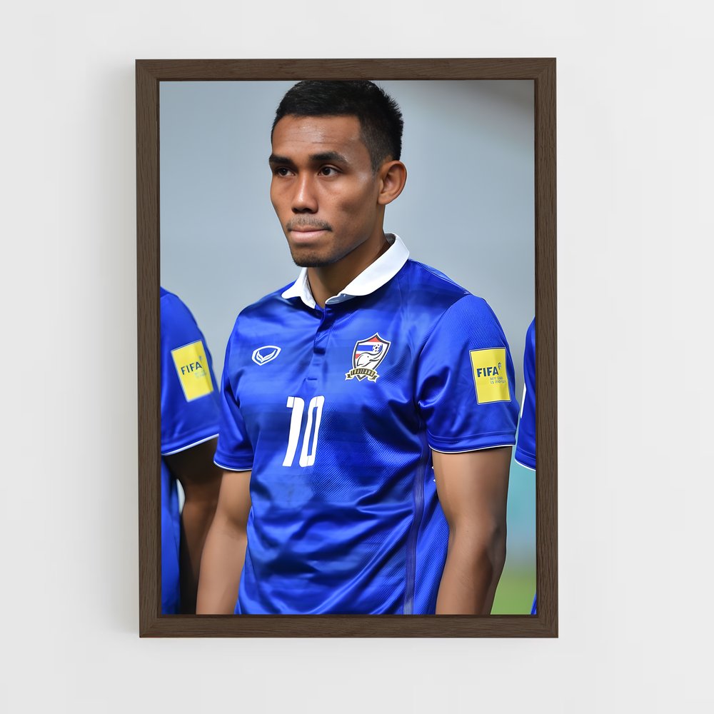 ap-thailand national football team-2 cadre Bois foncé