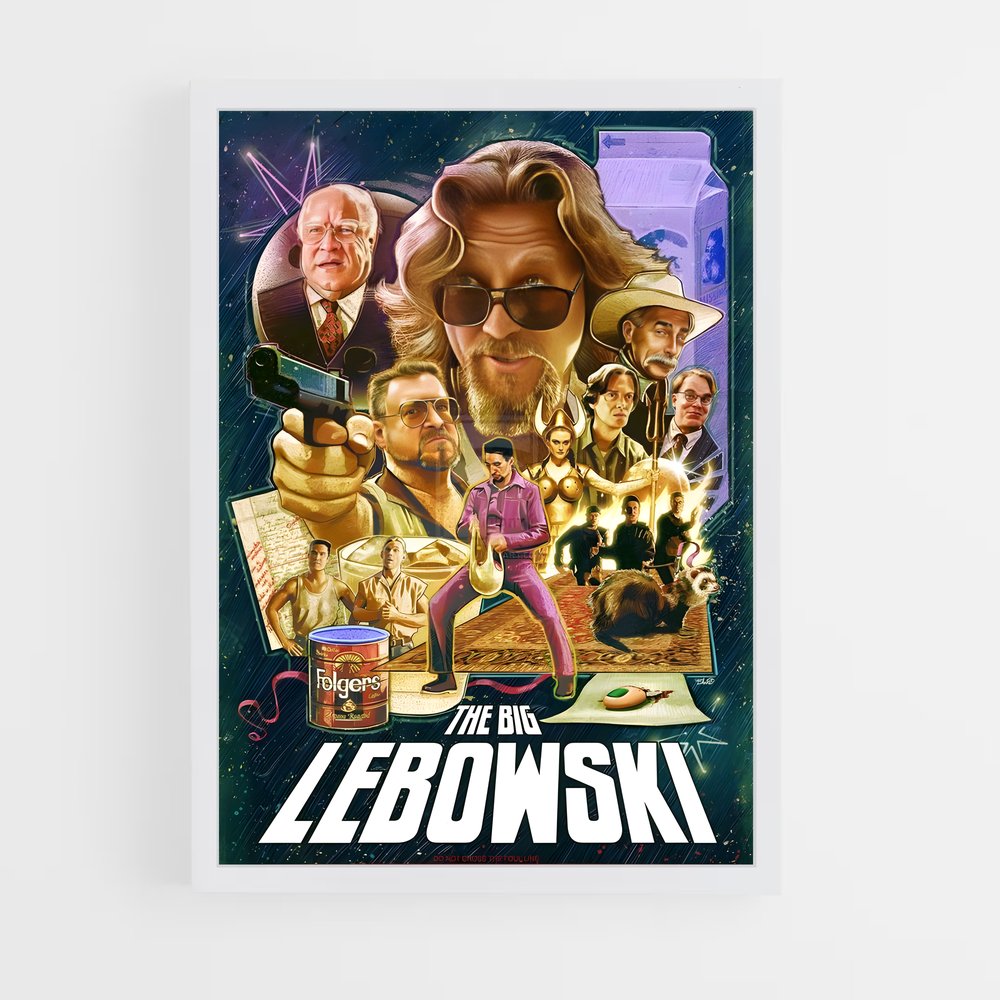 ap-the big lebowski-2 cadre Blanc