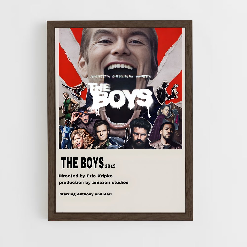 ap-the boys-4 cadre Bois foncé