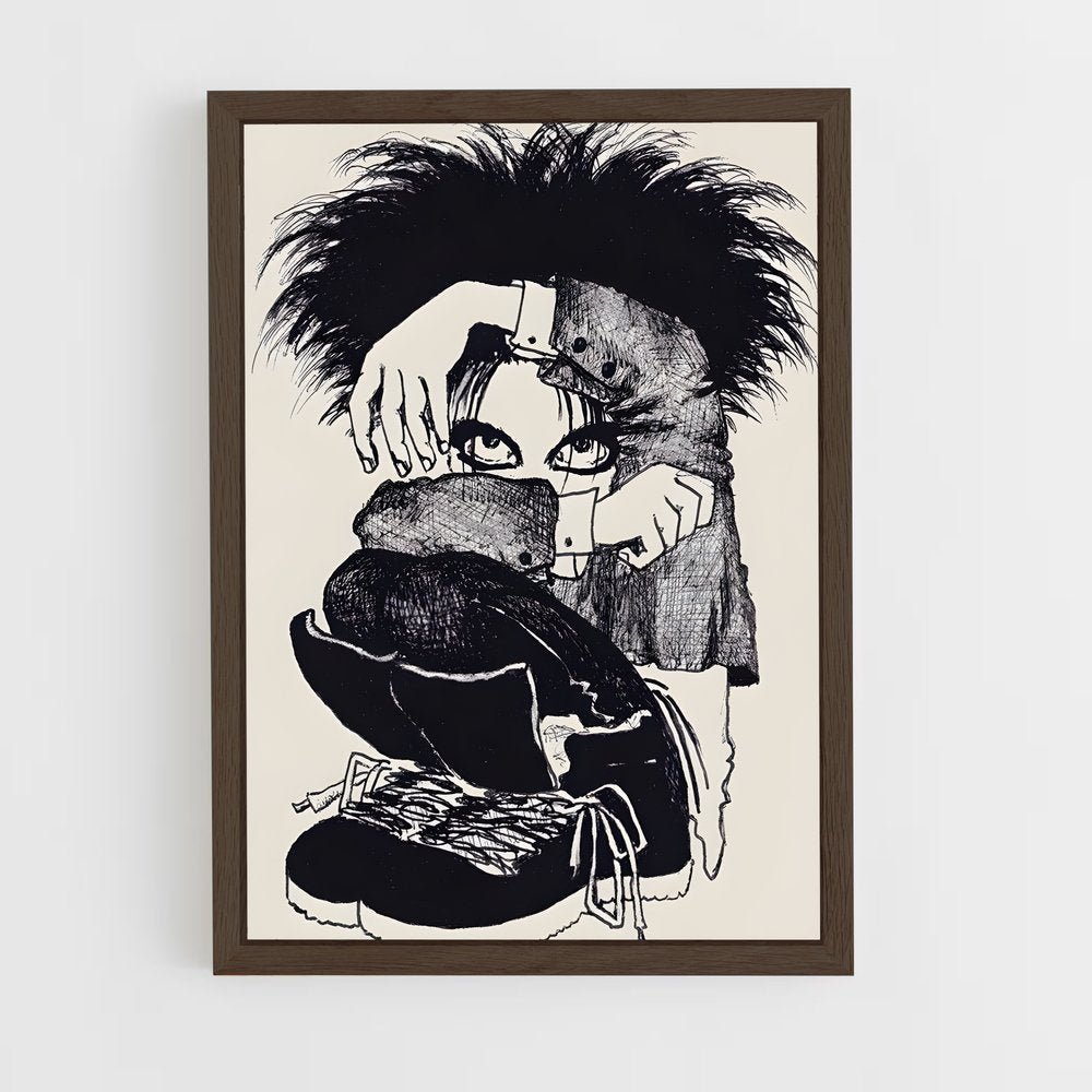 ap-the cure-2 cadre Bois foncé