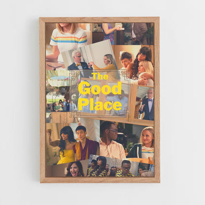 ap-the good place-1 cadre Bois clair