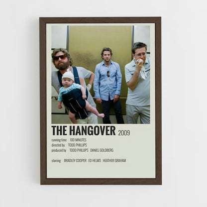 ap-the hangover-2 cadre Bois foncé