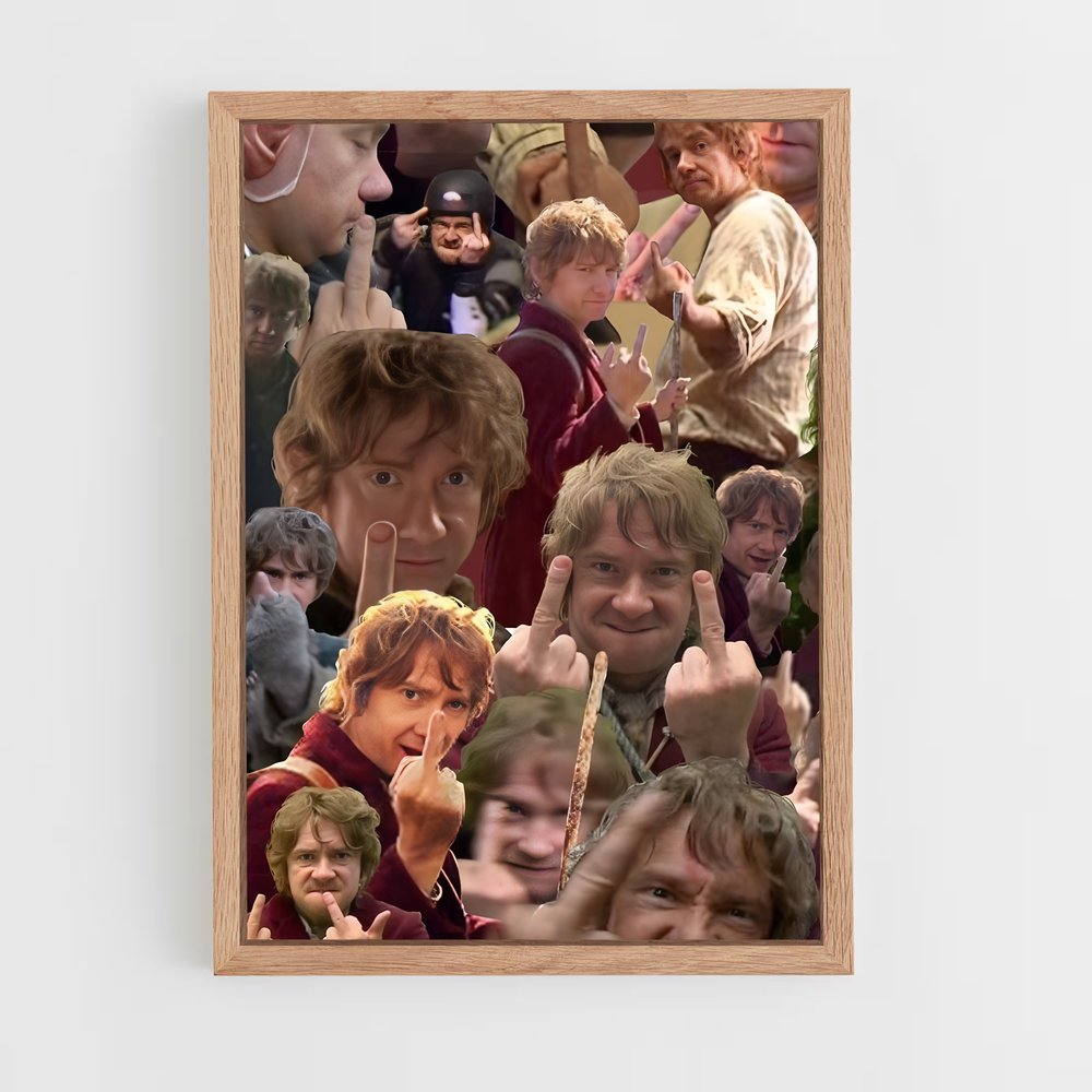 ap-the hobbit-1 cadre Bois clair