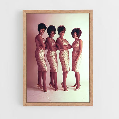 ap-the marvelettes-3 cadre Bois clair