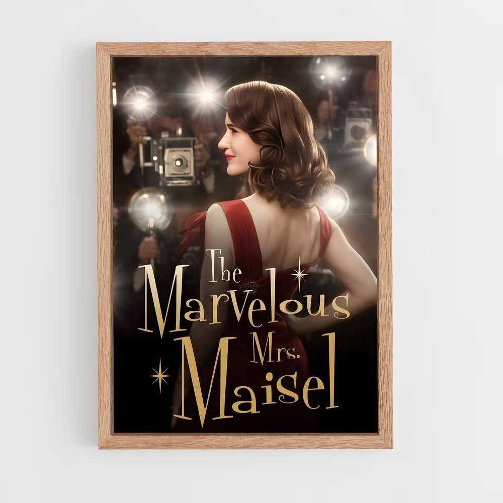ap-the marvelous mrs maisel-1 cadre Bois clair