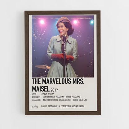 ap-the marvelous mrs maisel-2 cadre Bois foncé