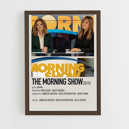 ap-the morning show-6 cadre Bois foncé