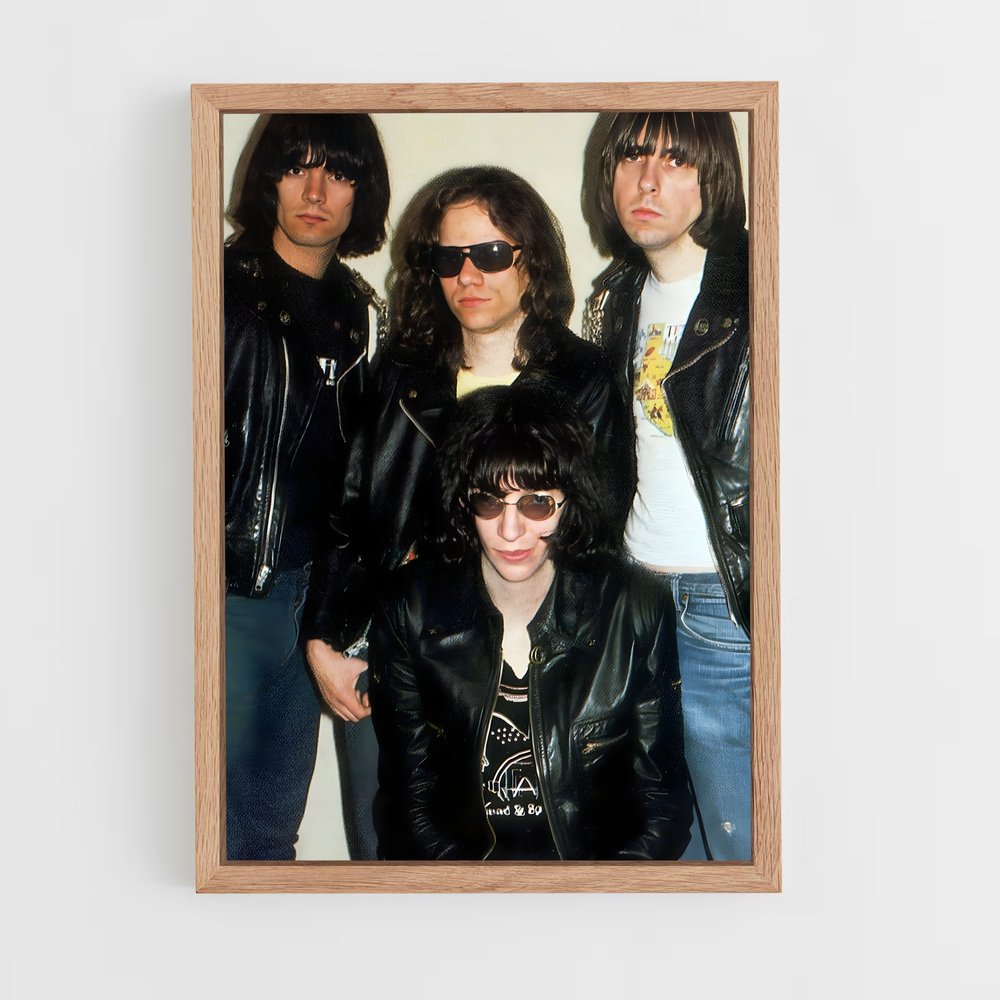 ap-the ramones-2 cadre Bois clair