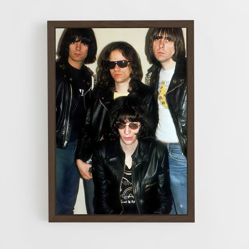 ap-the ramones-2 cadre Bois foncé