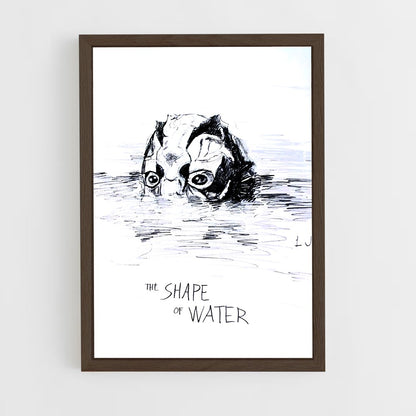 ap-the shape of water-3 cadre Bois foncé