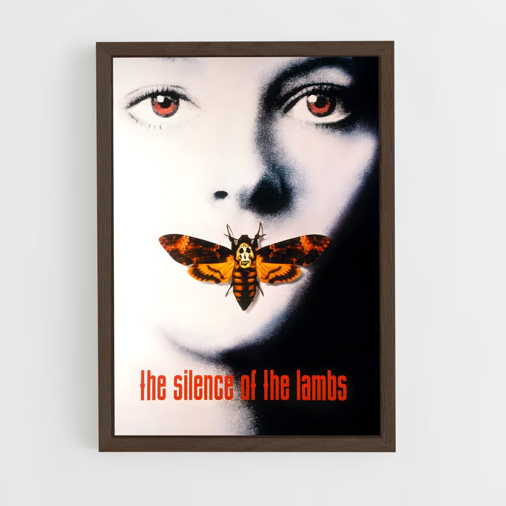 ap-the silence of the lambs-2 cadre Bois foncé