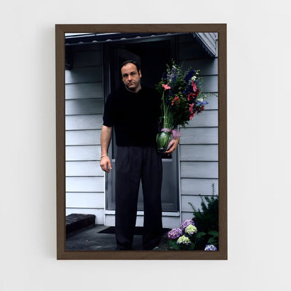 ap-the sopranos-1 cadre Bois foncé