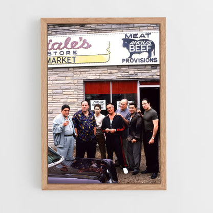 ap-the sopranos-2 cadre Bois clair