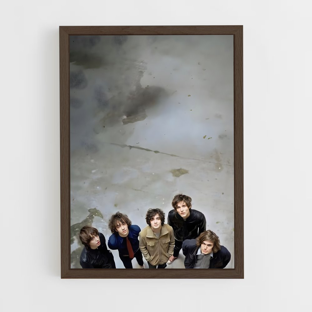 ap-the strokes-2 cadre Bois foncé