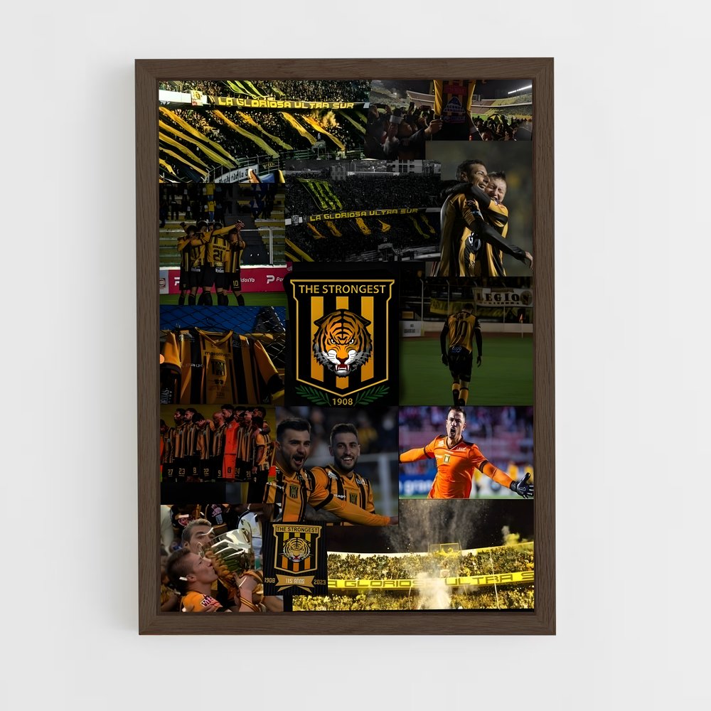 ap-the strongest bolivia football club-2 cadre Bois foncé