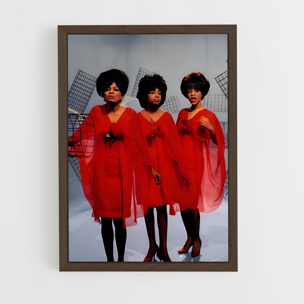 ap-the supremes-6 cadre Bois foncé