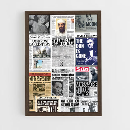 ap-the times-3 cadre Bois foncé