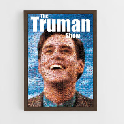 ap-the truman show-2 cadre Bois foncé