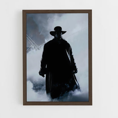 ap-the undertaker-1 cadre Bois foncé