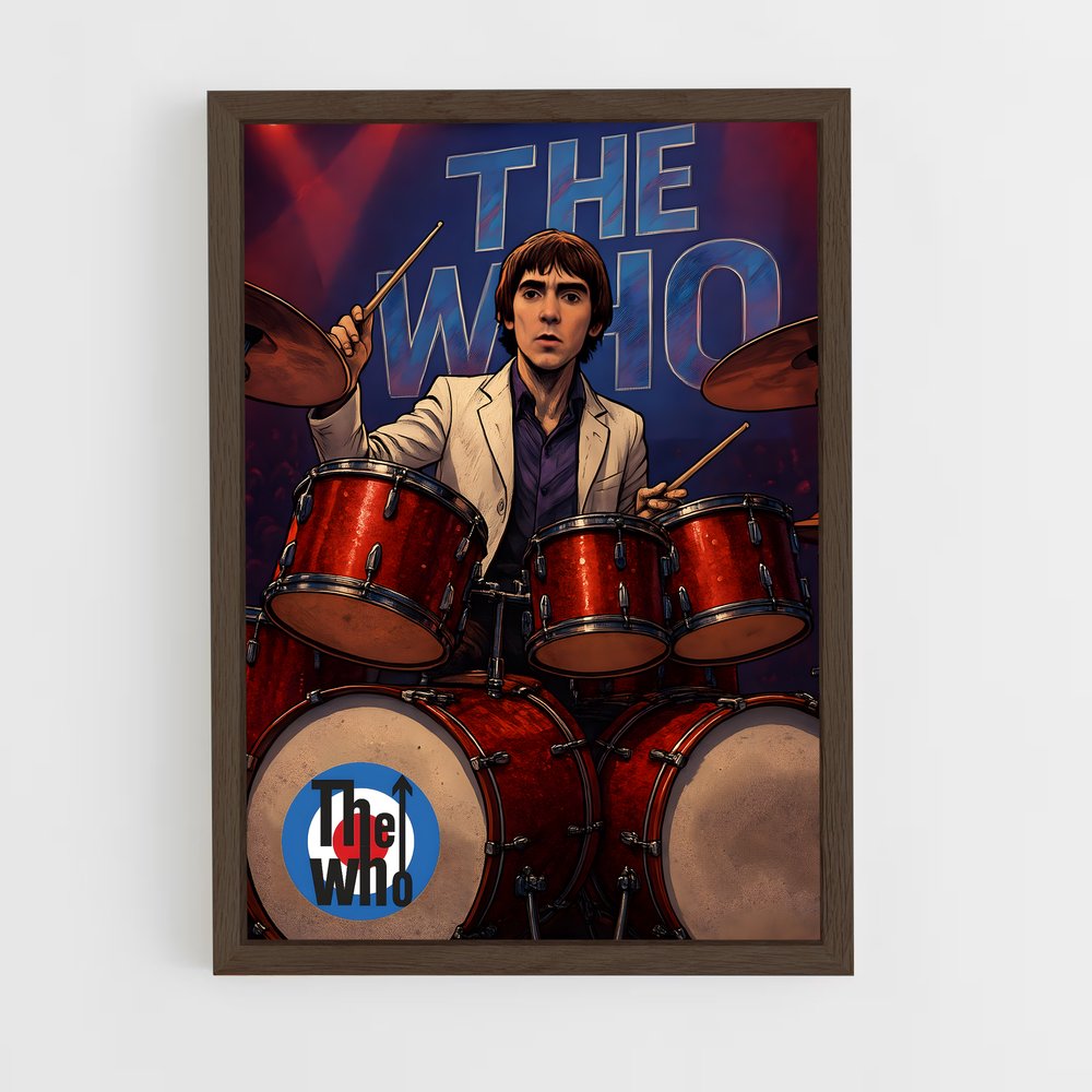 ap-the who-3 cadre Bois foncé